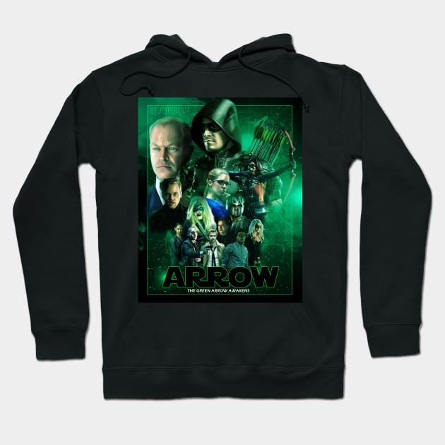 THE GREEN ARROW AWAKENS Hoodie by jesperartz